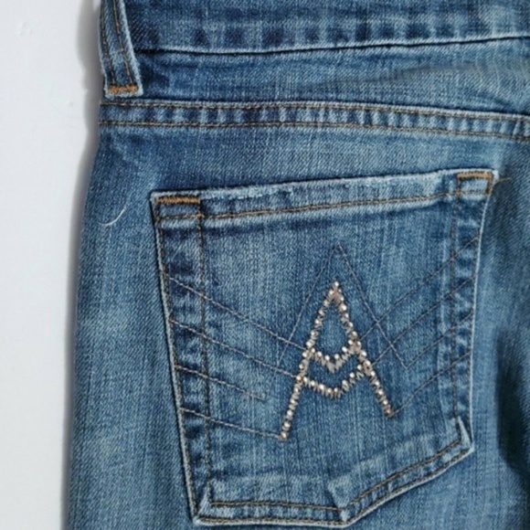 7 for all Mankind A POCKET Boot Cut Faded Jeans 29 - Picture 2 of 8